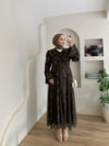 Lara Desen Baskılı Tül Şifon Elbise