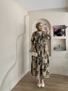 Larin Kruvaze Desenli Şifon Takım