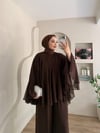 Larne Yarasa Kol Şifon Takım