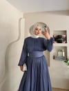 Leyuze Saten Etekli Takım 