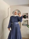 Leyuze Saten Etekli Takım 