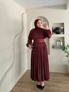 Leyuze Saten Etekli Takım 
