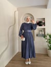 Leyuze Saten Etekli Takım 