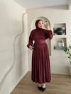 Leyuze Saten Etekli Takım 