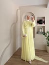 Liya Omuz Tokalı Pelerinli Abiye