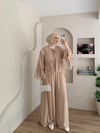 Lolly Dantel Detaylı Pantalonlu Şifon Takım