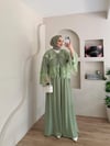 Lolly Dantel Detaylı Pantalonlu Şifon Takım