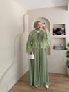 Lolly Dantel Detaylı Pantalonlu Şifon Takım