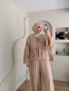 Lolly Dantel Detaylı Pantalonlu Şifon Takım