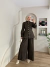 Luis Kuşaklı Kot Pantolonlu Takım