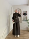 Luis Kuşaklı Kot Pantolonlu Takım