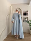 Lurex Gül Detaylı Pelerinli Abiye