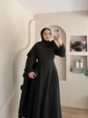 Lurex Gül Detaylı Pelerinli Abiye