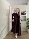 Lurex Gül Detaylı Pelerinli Abiye