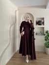 Lurex Gül Detaylı Pelerinli Abiye