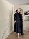 Lurex Gül Detaylı Pelerinli Abiye