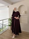 Lurex Gül Detaylı Pelerinli Abiye