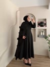 Lurex Gül Detaylı Pelerinli Abiye