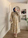 Mango Desenli Vual Elbise
