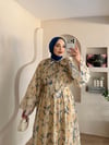 Mango Desenli Vual Elbise