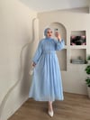 Mariam Broş Detaylı Elbise 