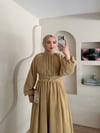 Mariam Broş Detaylı Elbise 