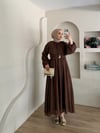 Mariam Broş Detaylı Elbise 