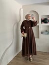 Mariam Broş Detaylı Elbise 