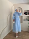 Mariam Broş Detaylı Elbise 