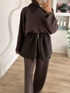 Maya Fermuar Detay Pantalon Takım