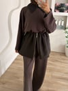 Maya Fermuar Detay Pantalon Takım
