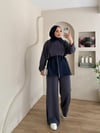 Maya Fermuar Detay Pantalon Takım