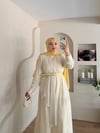 Meyra Tül Detay Kemerli Elbise