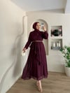 Meyra Tül Detay Kemerli Elbise