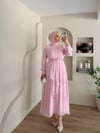 Meyra Tül Detay Kemerli Elbise