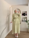 Meyra Tül Detay Kemerli Elbise
