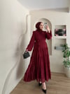 Milena Fırfır Detay Şifon Elbise