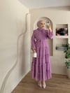 Milena Fırfır Detay Şifon Elbise