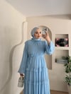 Milena Fırfır Detay Şifon Elbise