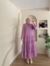 Milena Fırfır Detay Şifon Elbise