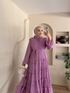 Milena Fırfır Detay Şifon Elbise