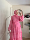 Milena Fırfır Detay Şifon Elbise