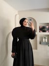 Moi Omuz Allerli Elbise