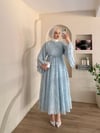 Molira Payet İşlemeli Dantel Elbise
