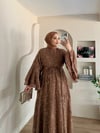 Molira Payet İşlemeli Dantel Elbise