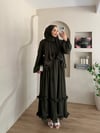 Monisa Fırfır Detay Şallı Elbise