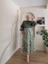 Morpho Çiçek Desen Etekli Takım