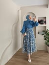 Morpho Çiçek Desen Etekli Takım