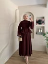 Nazen Fırfır Detay Kemerli Etekli Takım