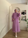 Nazen Fırfır Detay Kemerli Etekli Takım